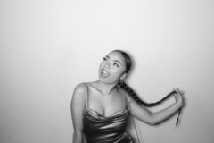 Glam Black and White Photo Booth Atlanta